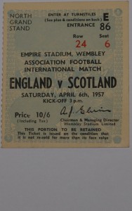 england v scotland 1957 blue