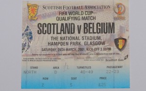 scotland v belgium 2001