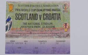 scotland v croatia 2001