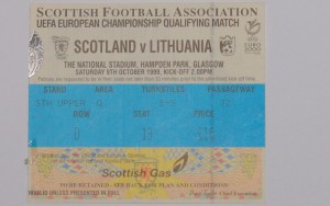 scotland v lithuania 1999