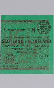 scotland v n ireland green 1979