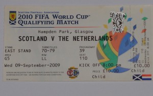 scotland v netherlands 2009