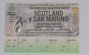 scotland v san marino 2001