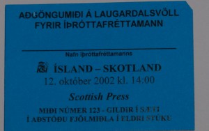 iceland v scotland 2002 press