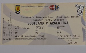 scotland v argentina 2008