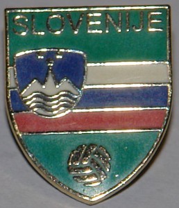 slovenia striped badge