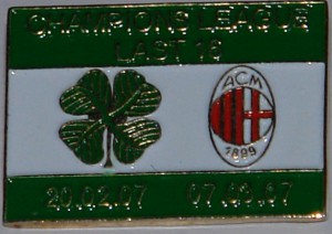 celtic v milan champ league badge