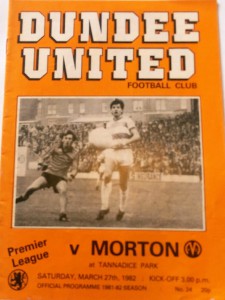 dundee united v morton 1982