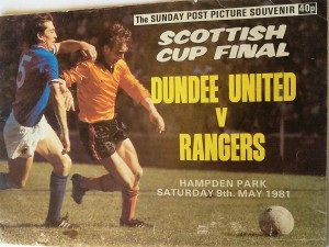 dundee united v rangers 1981