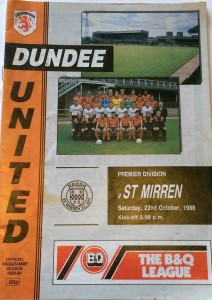 dundee united v st mirren 1988