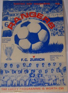 rangers v zurich