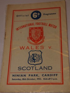 wales v scotland 1952