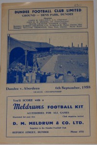 dundee v aberdeen 1958