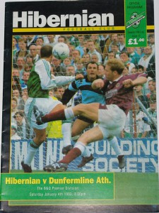 hibernian v dunfermline 1992