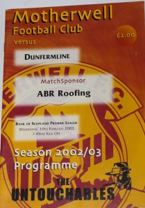 motherwell v dunfermline 2003