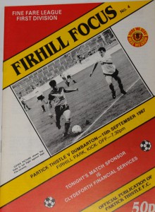 partick thistle v dumbarton 1987