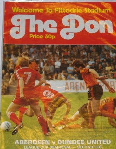 aberdeen v dundee united 1981