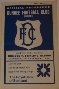 dundee v stirling albion 1971