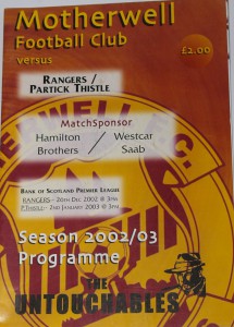 motherwell v partick thistle 2003