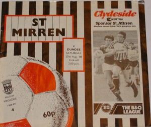 st mirren v dundee 1988