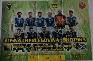 bosnia v scotland 1999