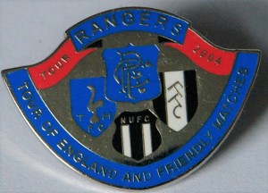 rangers tour of england badge 2004