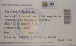 scotland v australia 2012