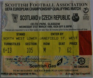 scotland v czech republic 1999