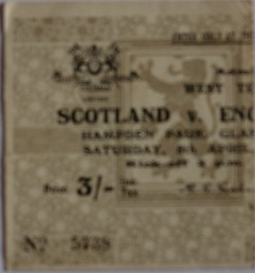 scotland v england 1952