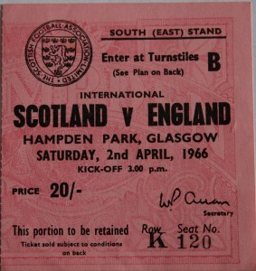 scotland v england 1966