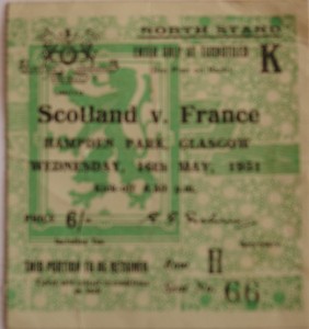 scotland v france 1951