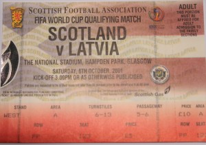 scotland v latvia 2001