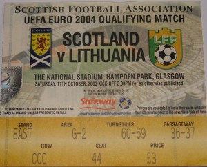 scotland v lithuania 2003