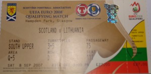 scotland v lithuania 2007