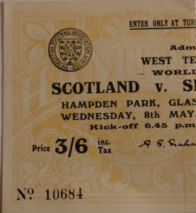 scotland v spain 1956