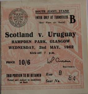 scotland v uruguay 1962