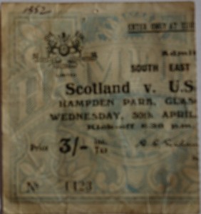 scotland v usa 1952