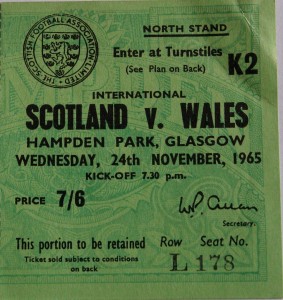 scotland v wales 1965