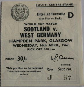 scotland v west germany 1969