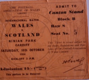 wales v scotland 1954