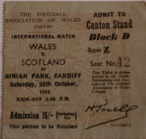 wales v scotland 1956