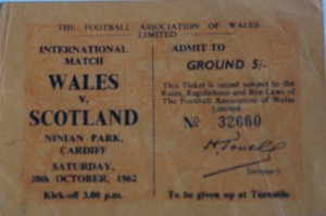 wales v scotland 1962