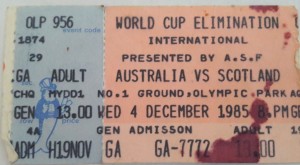 australia v scotland 1985