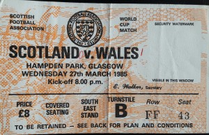 scotland v wales 1985