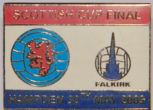 rangers v falkirk 2009 badge