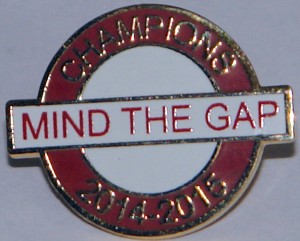 mind the gap badge