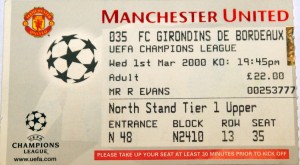 man u v girondins de bordeaux 2000