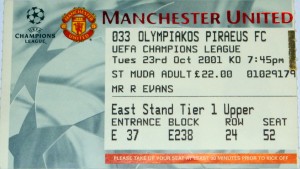 man u v olympiakos piraeus 2001