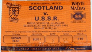 scotland v ussr 1991