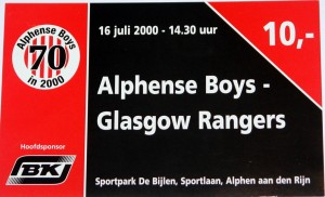 alphens boys v rangers